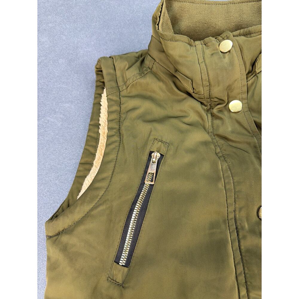 YMI Collection Vest Fleece Lined Style# V1363 Army Green Women’s M, Good Cond. - Picture 4 of 11